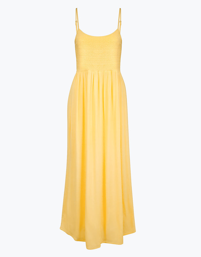Watercult Suntouched Solids Strappy Dress - Lemony - Simply Beach UK