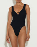 Hunza G Celine Swimsuit - Black - Simply Beach UK
