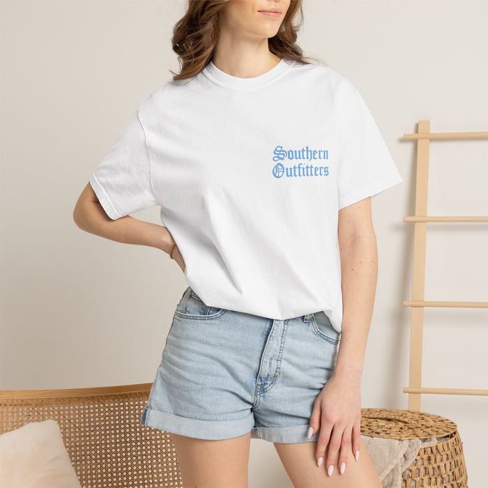 T-Shirt — Southern Outfitters Beach Scene with Fireworks