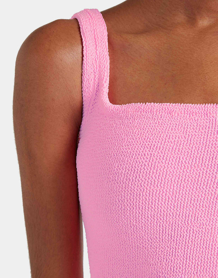Hunza G Tank Dress - Bubblegum - Simply Beach UK