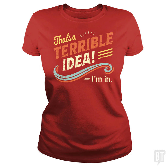 Classic Ladies Tee / Red / S