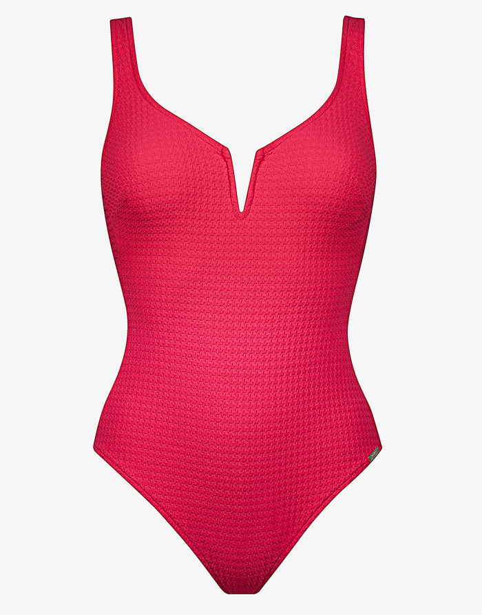 The Bloom Underwired Swimsuit - Radiant Red - Simply Beach UK