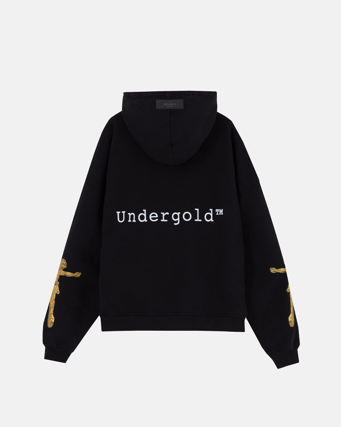 The Path Golden Christ Hoodie Black