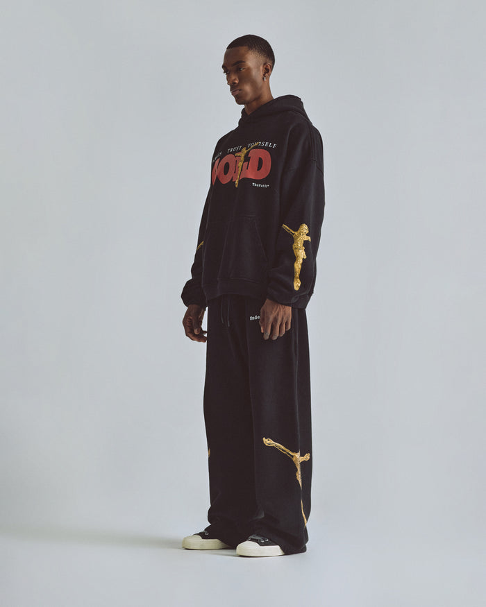 The Path Golden Christ Hoodie Black