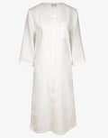 The White Collection Midi Beach Shirt - Natural White - Simply Beach UK