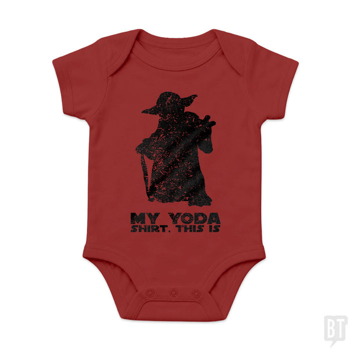 This is my Yoda Baby One-Piece