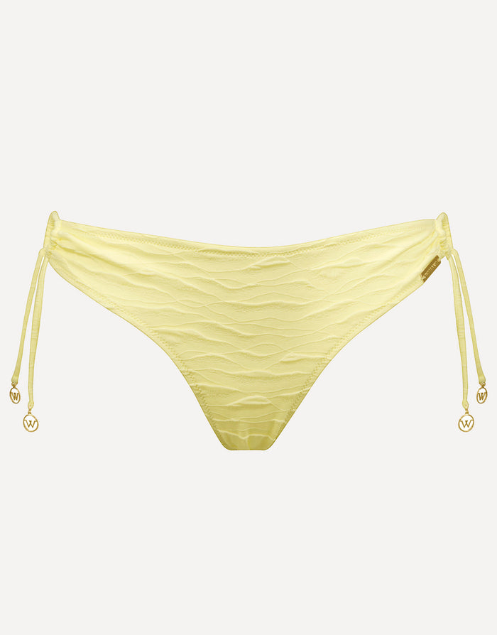 Tidal Radiance Loop Side Bikini Pant - Celestial Yellow - Simply Beach UK