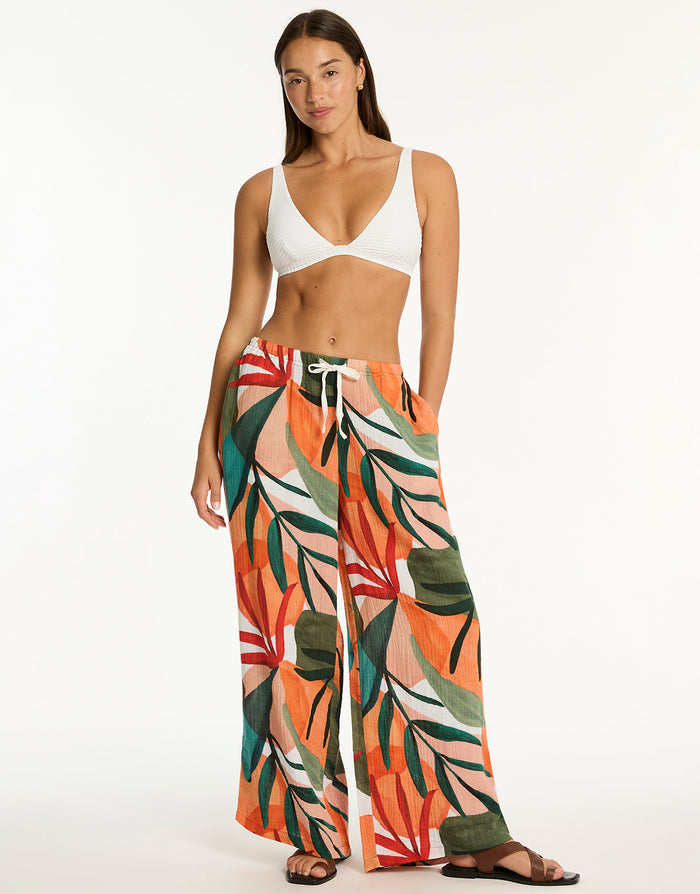 Sea Level Tropaluxe Surf Pant - Khaki - Simply Beach UK