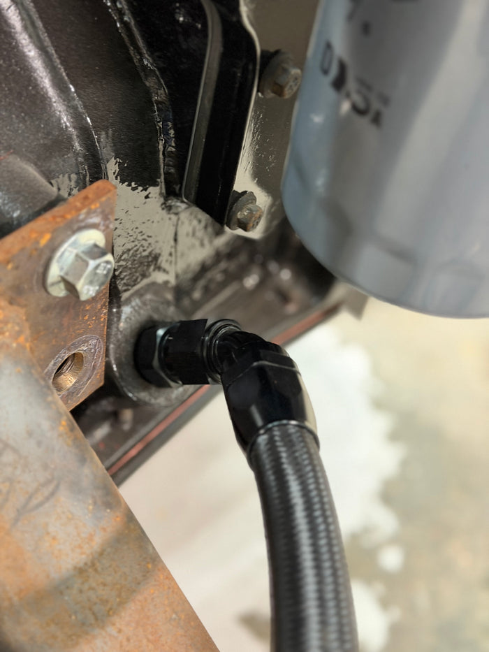 Turbo High Mount Oil Lines
