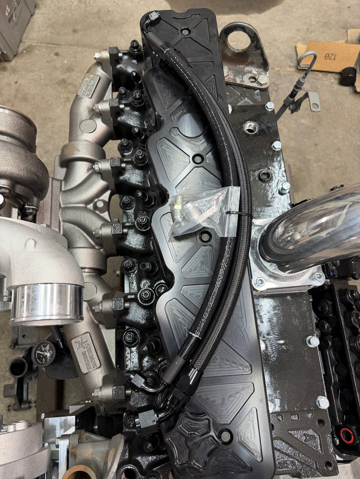 Turbo High Mount Oil Lines