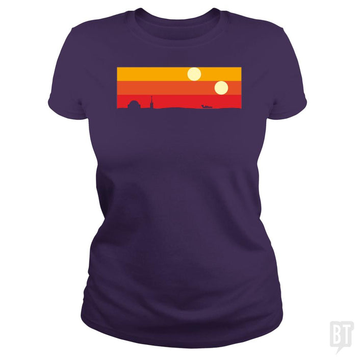 Classic Ladies Tee / Purple / S