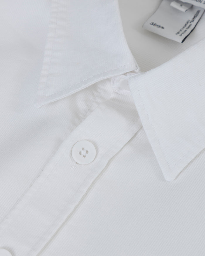 Undergold Studio Boxy Fit Long Sleeve Shirt White