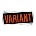 Variant Vinyl Sticker - BustedTees.com