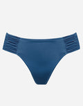 Viva Energy Ruched Side Bikini Pant - Denim Dose - Simply Beach UK