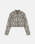 W 94' Worn Logo Jacket Smoke Gray