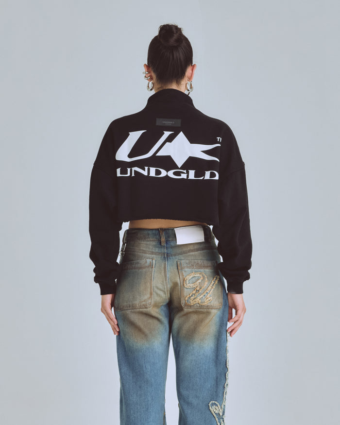 W Agnus Dei U Star Crewneck Black