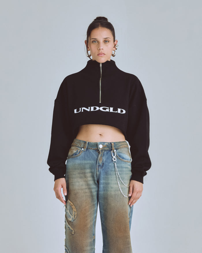 W Agnus Dei U Star Crewneck Black