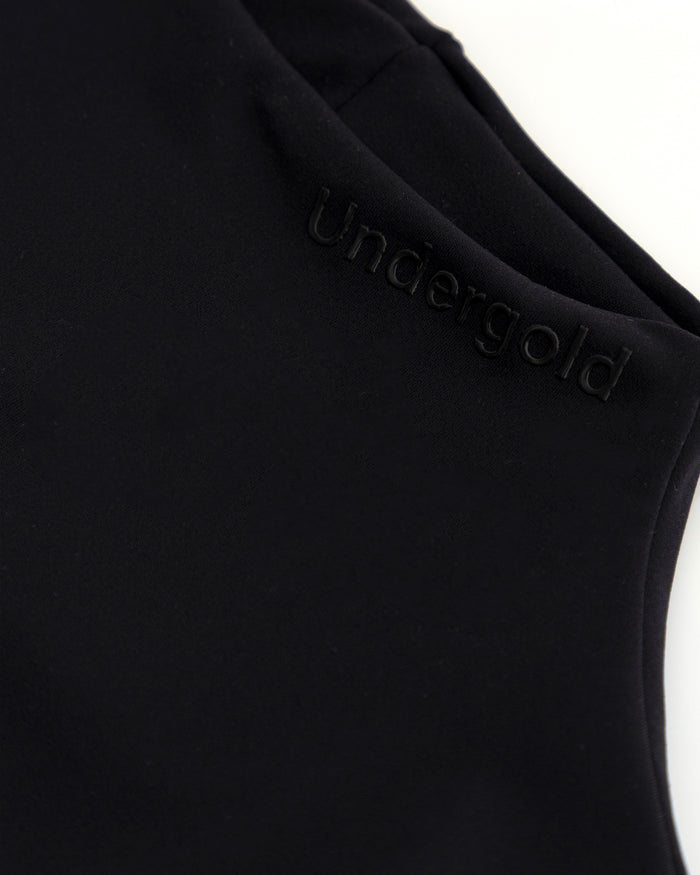W Basics Asymetric Backless Body Black