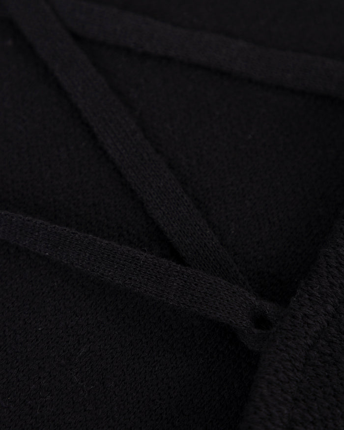 W Basics Knit Strap Top Black