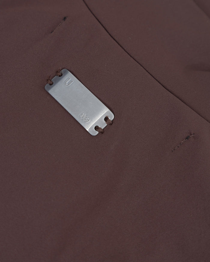W Basics Ultra Slim Fit Tall Neck Long Sleeve Brown