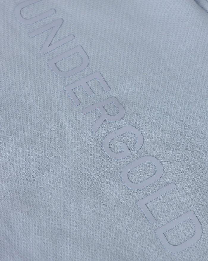 W Basics Undergold Zip Up Slim Fit Hoodie Light Blue