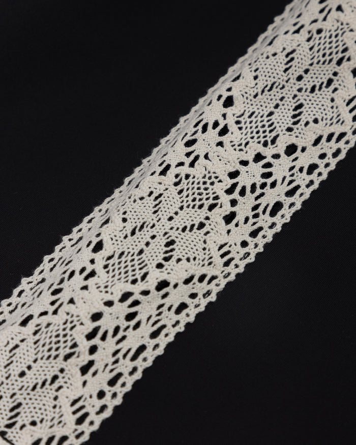 W Basics Undgld Lace-panel Track Pants Black