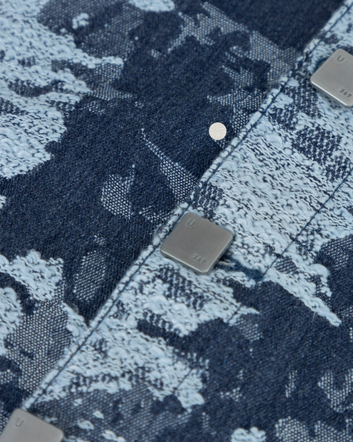 W Capsule UNDRGLD Jacquard Jacket Cammo Blue