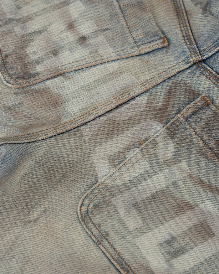 W Capsule UNDRGLD Wide Jeans Dirty Blue