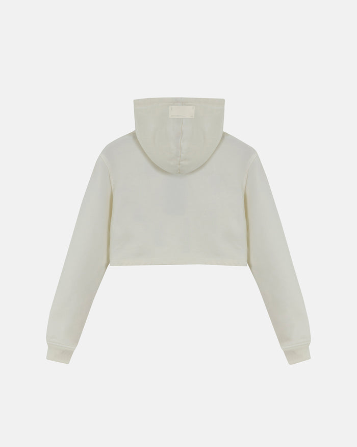 W Echoes Tremor Slim Fit Hoodie White