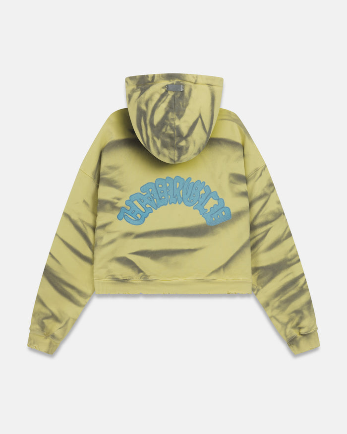 W Holy State Divinity Boxy Fit Hoodie Aged Yellow