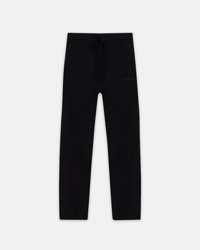 W Holy State Undergold Studio Knit Straightpants Black