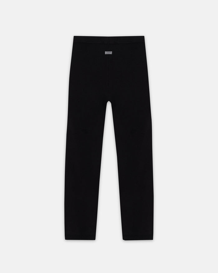 W Holy State Undergold Studio Knit Straightpants Black
