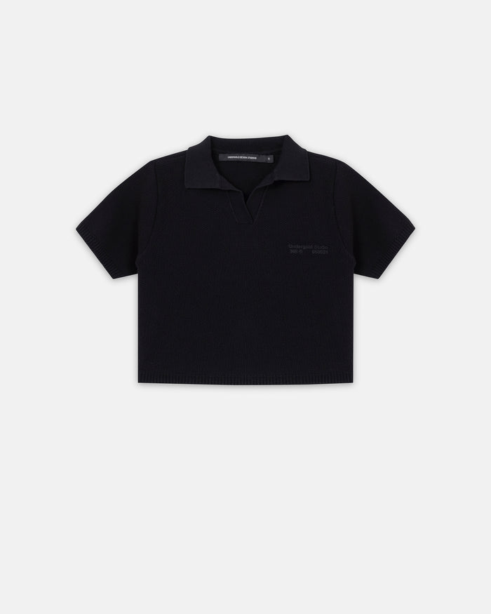 W Holy State Undergold Studio Polo Shirt Black