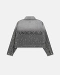 W Holy State UNDRGLD Ripped Jacket Washed Gray