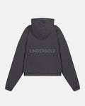 W Line Basic Boxy Fit Hoodie Dark Gray