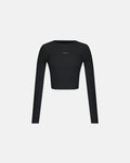 W Line Basic Long Sleeve Tshirt Black