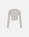 W Line Basic Long Sleeve Tshirt Light Gray