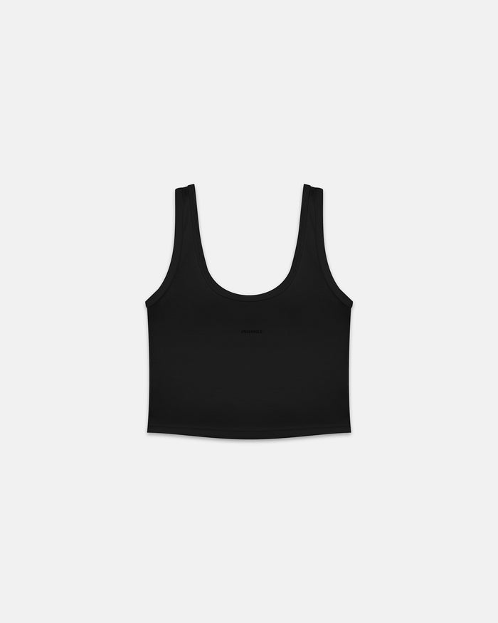 W Line Basic Tank Top Black
