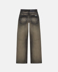 W Line Basic Wide Jeans Dirty Black