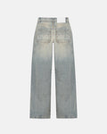 W Line Basic Wide Jeans Dirty Blue