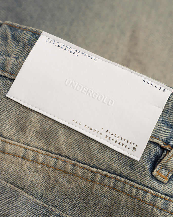 W Line Basic Wide Jeans Dirty Blue