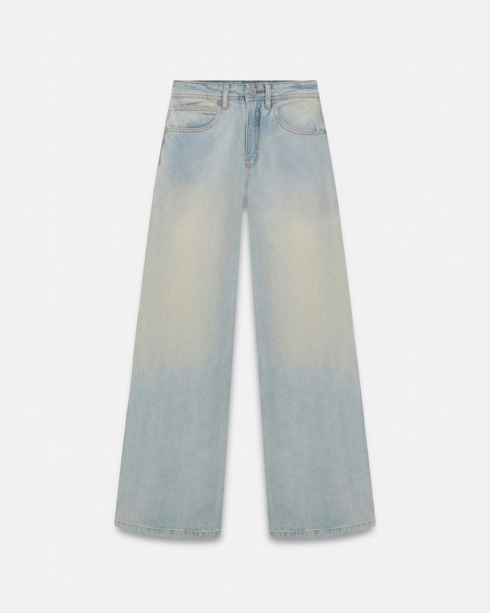 W Line Basic Wide Jeans Light Blue