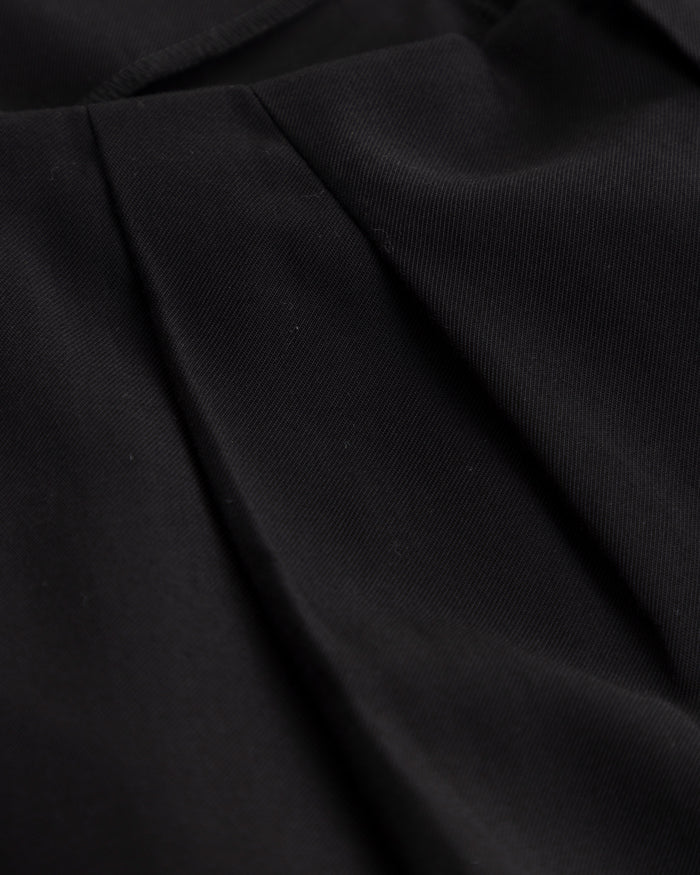 W Line Basic Wide Trousers Black