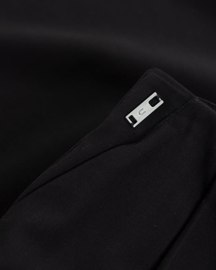 W Line Basic Wide Trousers Black