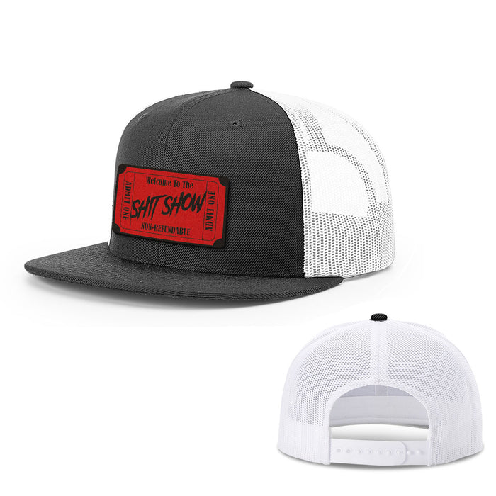Snapback Flatbill / Black and White / One Size