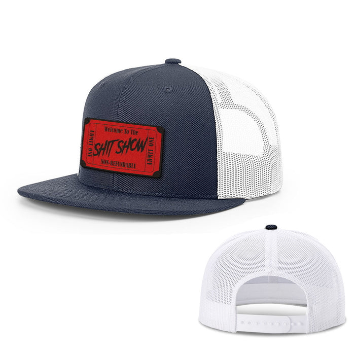 Snapback Flatbill / Navy and White / One Size