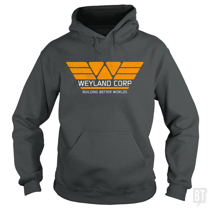 SunFrog-Busted Funky Hippo Hoodie / Dark Heather / S Weyland Corp