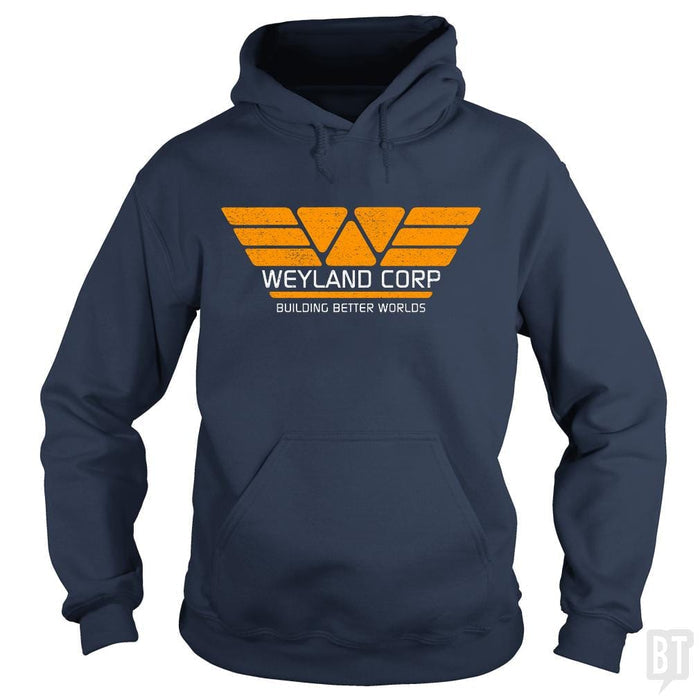 SunFrog-Busted Funky Hippo Hoodie / Navy Blue / S Weyland Corp