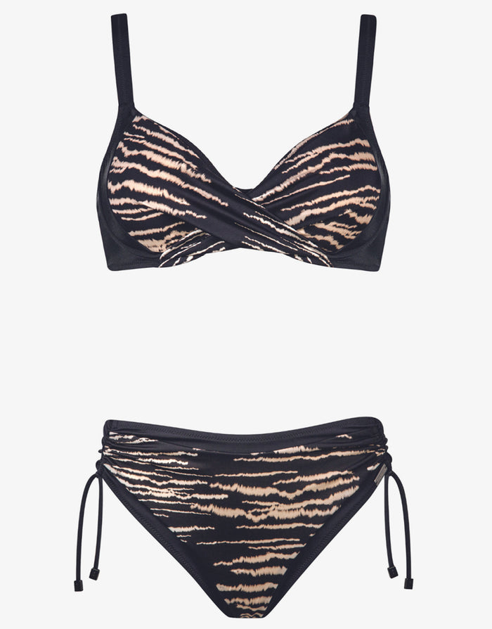 Wild Adventures Underwired Bikini Set - Tiger - Simply Beach UK