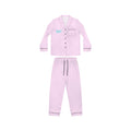 Women's Pink Satin Pajama Set – Luxe Soft Sleepwear